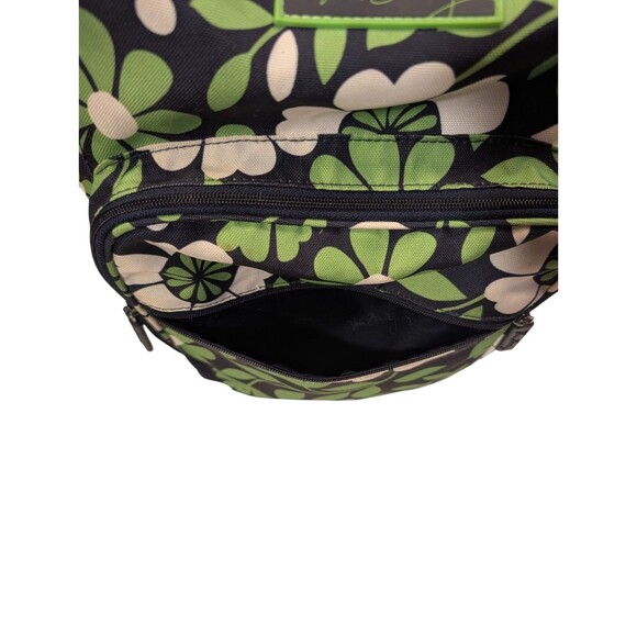 Vera Bradley Green Pink Floral Lucky You Campus Backpack main image 3
